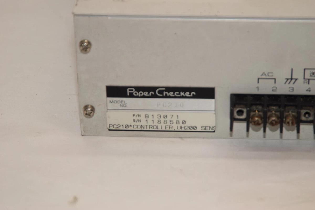 Used NIRECO PC210 913071 Paper Checker Controller