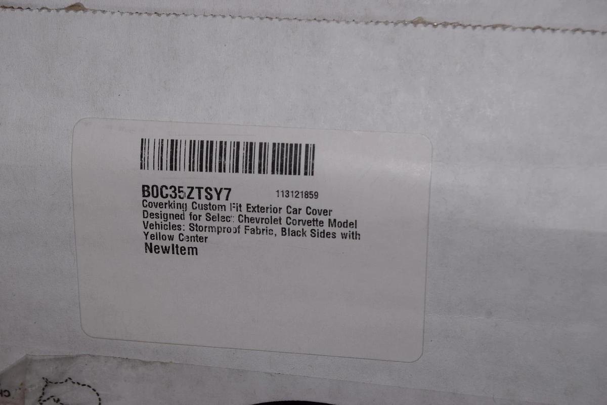 Coverking Custom CVC3SP293CH101-59 Exterior Car Cover Chevrolet Corvette Yellow