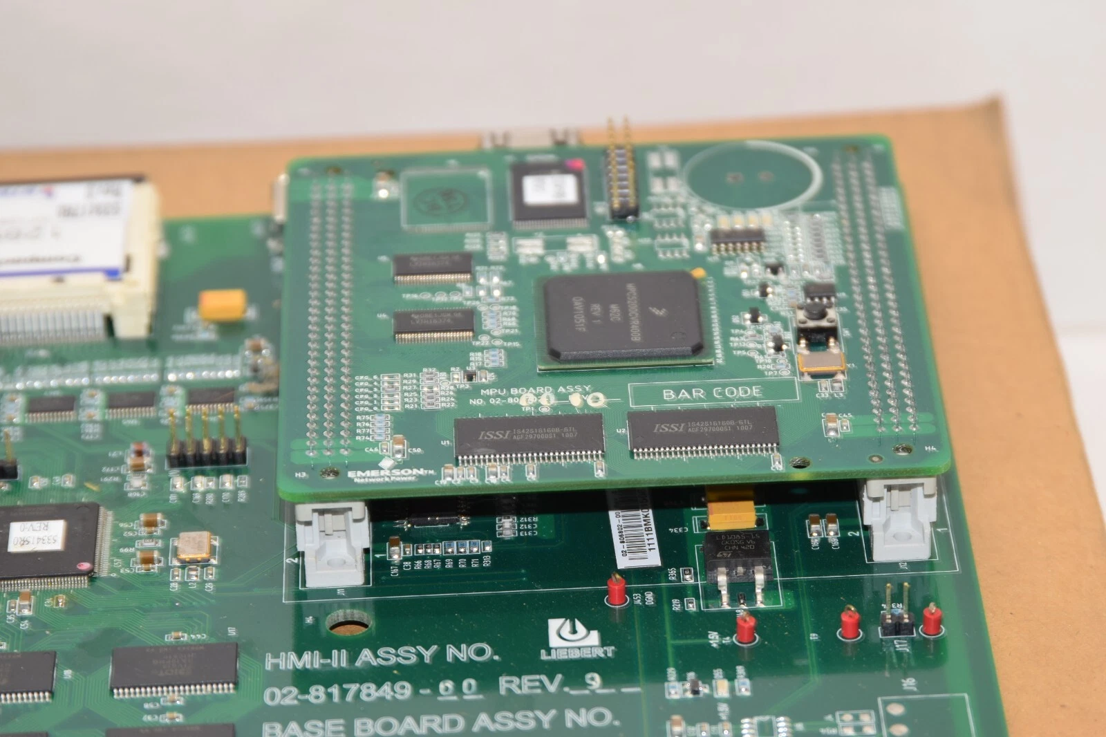 (NEW) EMERSON / LIEBERT 02-817849-00 Rev 9 02-806802-00 Rev 5 HMI-II Assy Board