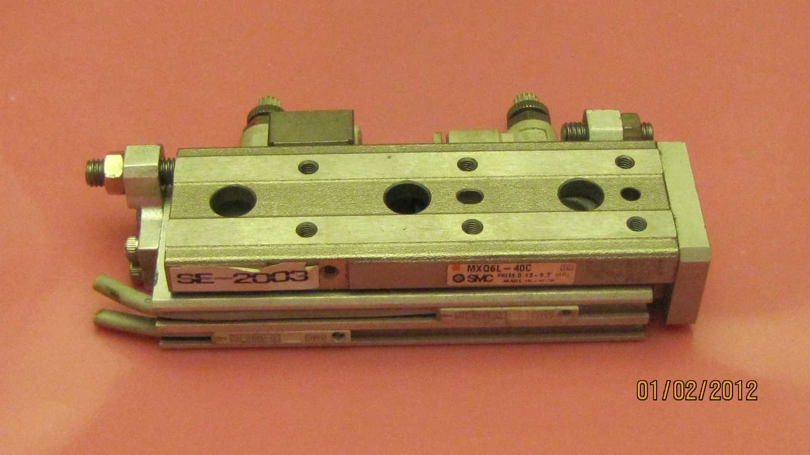 Used SMC CYLINDER MXQ6L-40C MXQ6L 40C MXQ6L40C