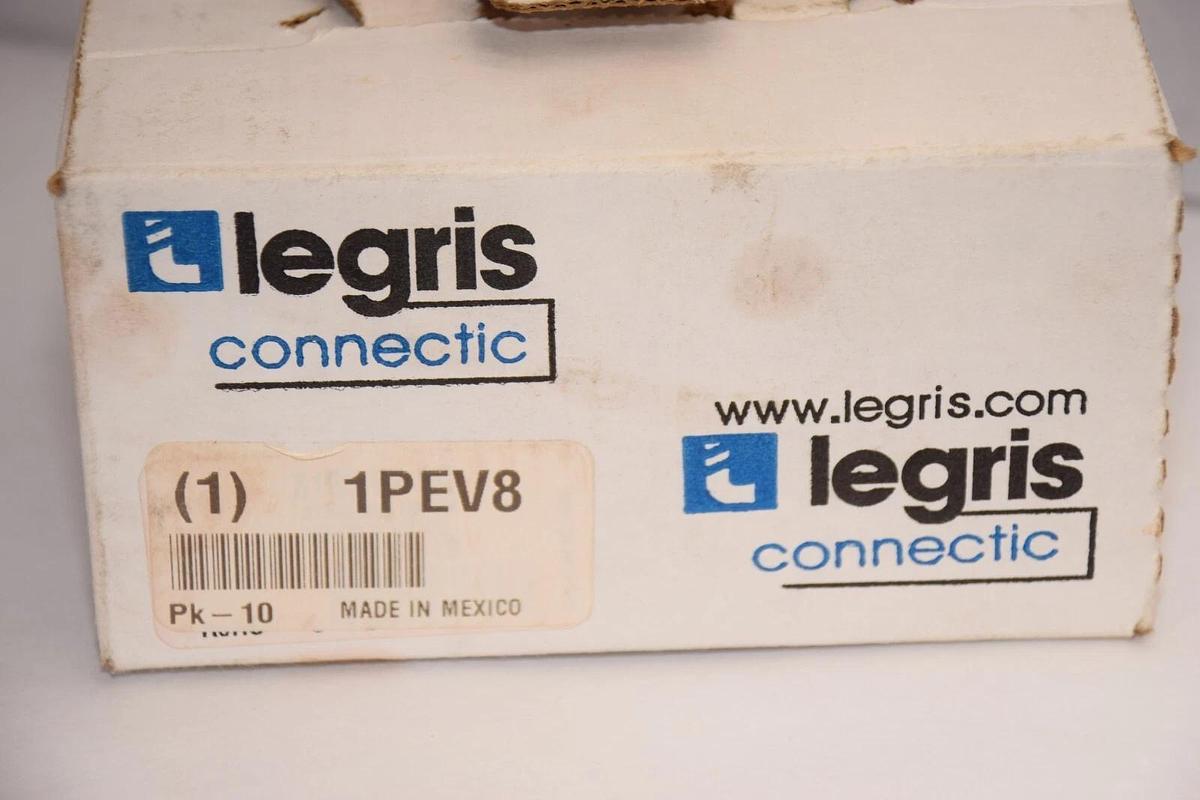 (10) LEGRIS 1/2" 1PEV8 Straight Union Fitting  NEW