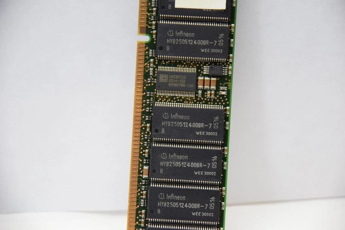 Used INFINEON HYS72D128521GR-7-B 1024MB RAM Memory Board Card