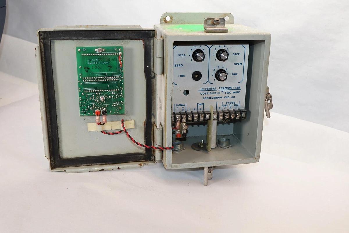 Used DREXELBROOK 408-6200-001 Transmitter With Enclosure