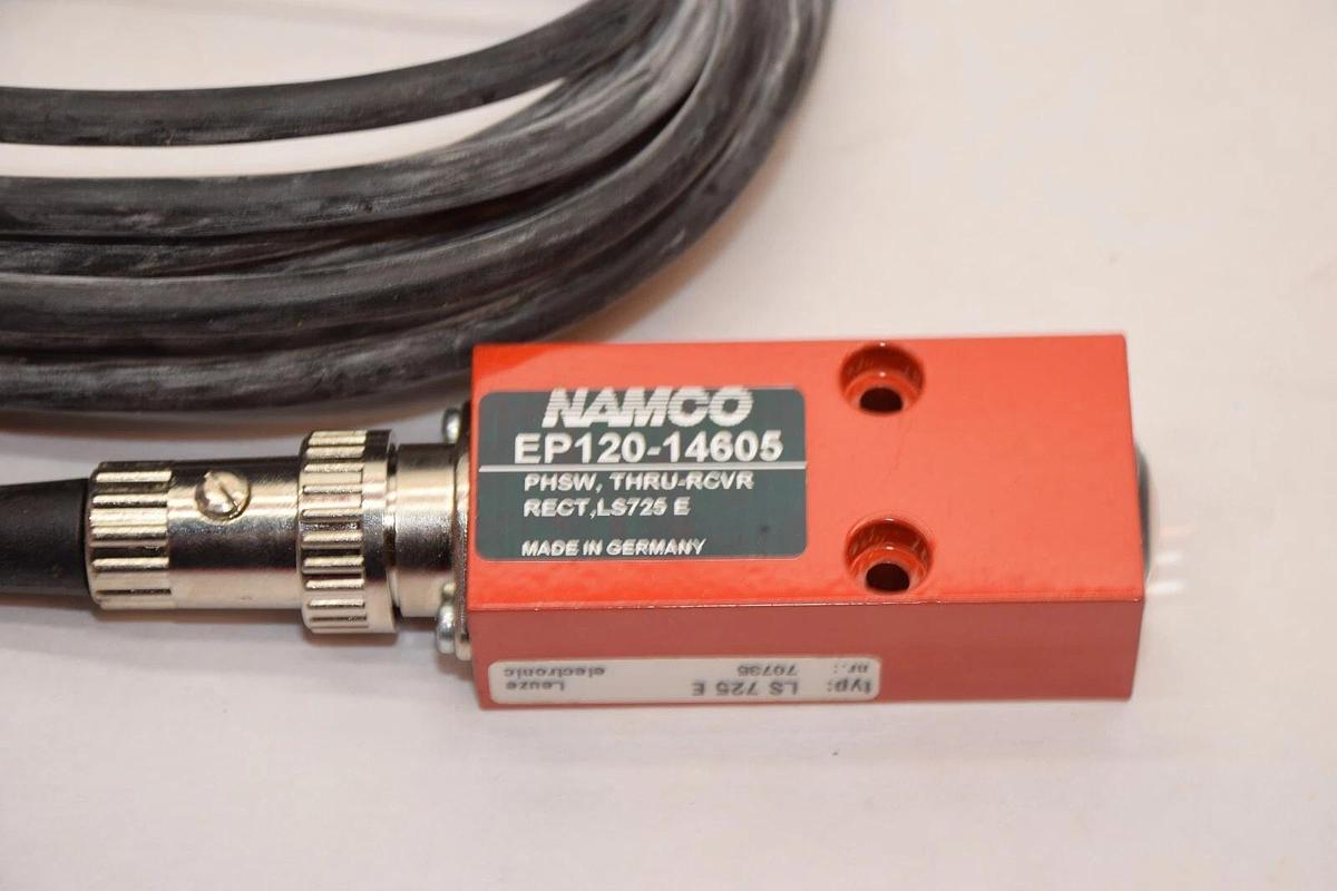 (NEW) NAMCO EP120-14605 Photoswitch Thru Receiver Sensor