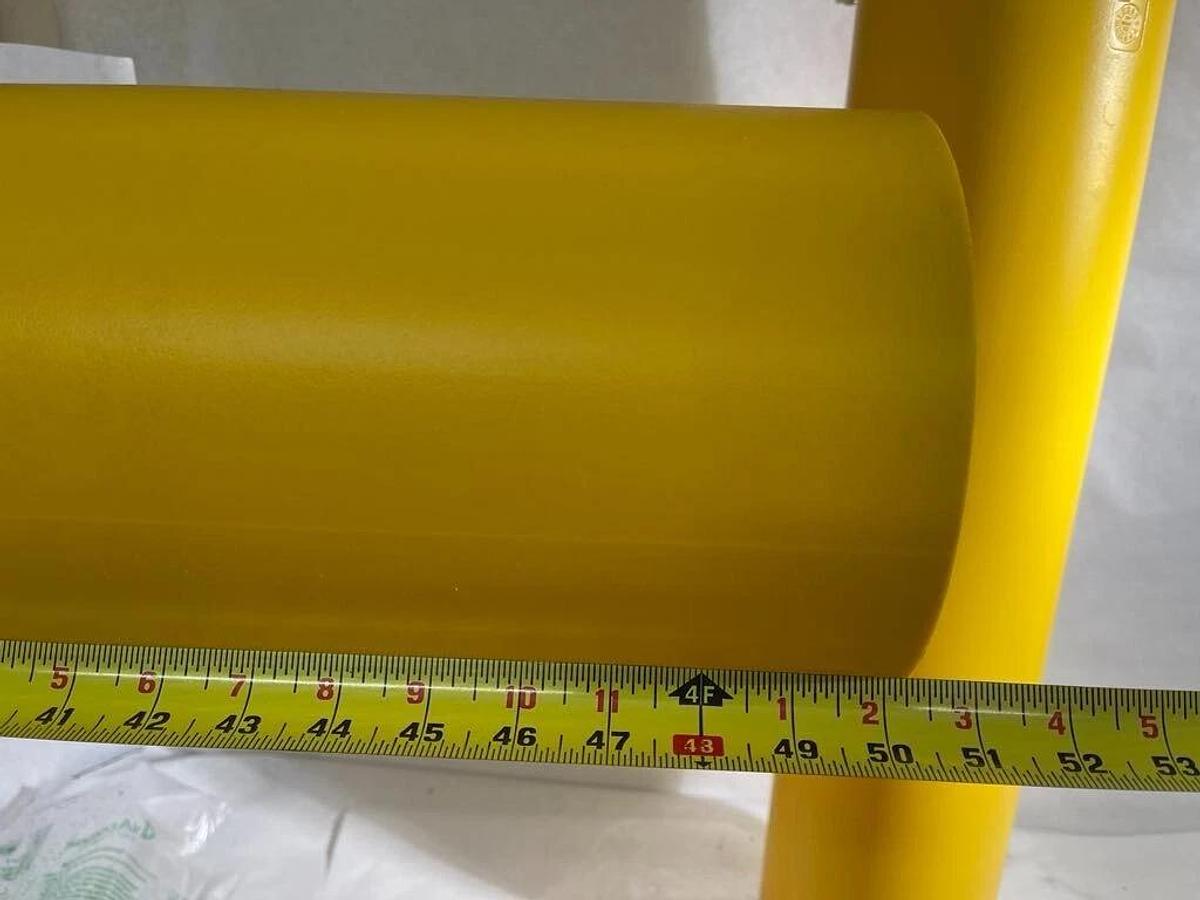 (Set of 2) BollardGard Reflective Bollard Cover Post Sleeve Yellow 7" x 52" NEW