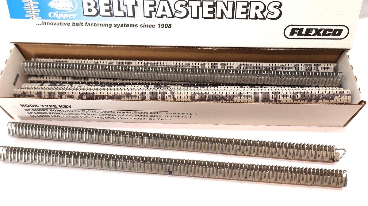CLIPPER Belt Fasteners 12-12" 300mm 02242 1 HT 12 High Tensile (Box of 12 NEW)