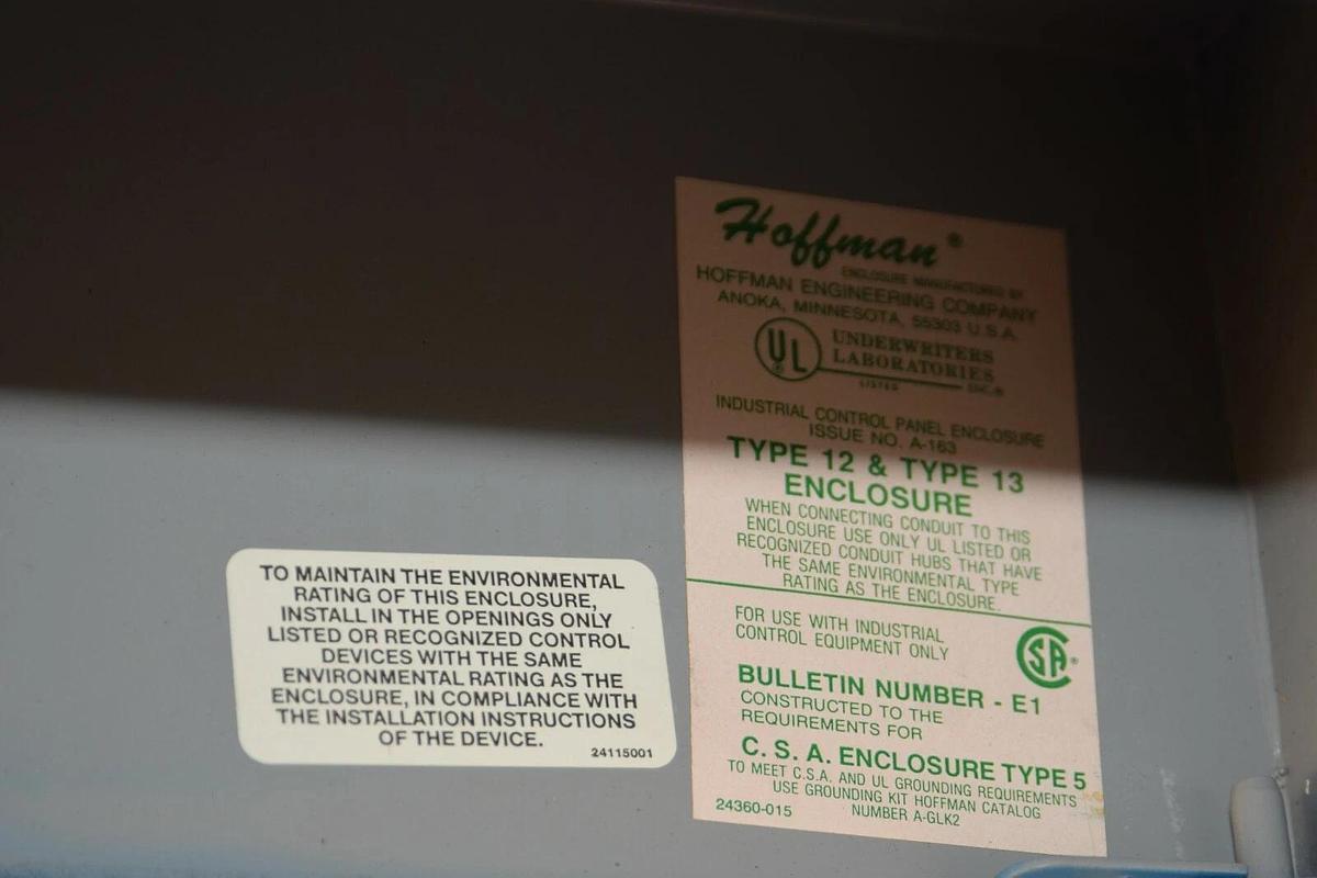 (NEW) HOFFMAN E1 Type 12 & 13 9.5" x 8.5" x 5" 9-Hole Enclosure