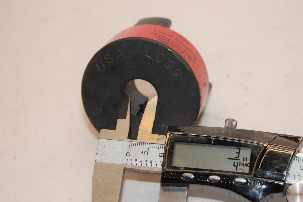 (NEW) TB WOODS USA L-099 L09934 3/4 3/4" Bore L-Jaw Coupling