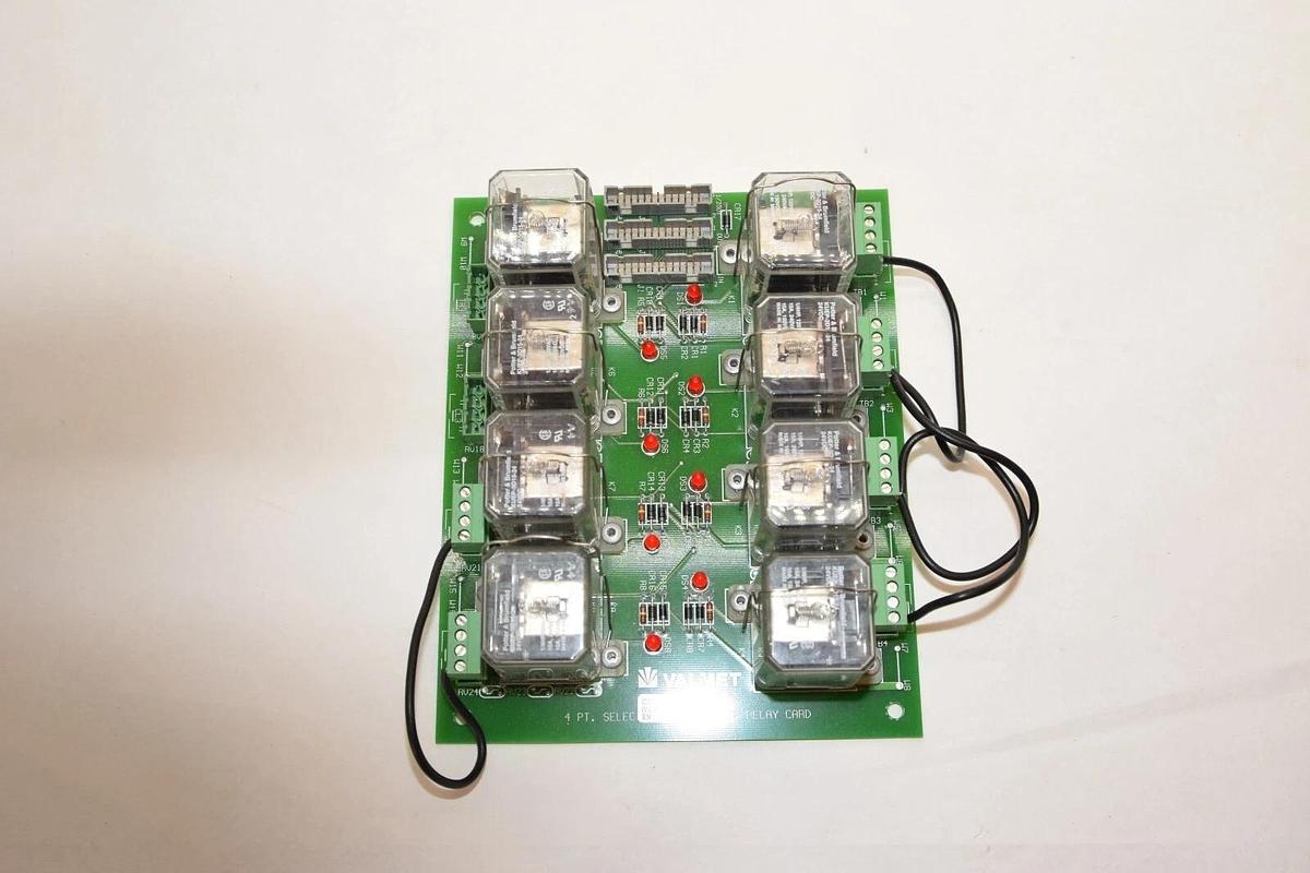 NEW VALMET C3233-000-24100 C3233-001-Rev-D 4Pt. Select Before-Operate Relay Card