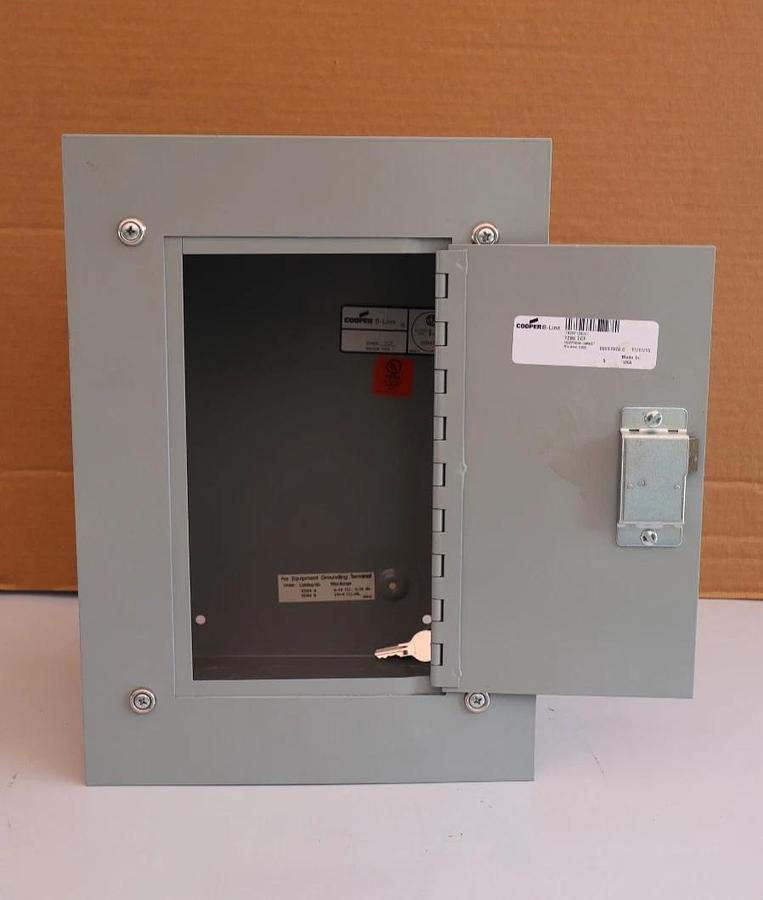 Eaton Cooper B-Line Telephone Cabinet Flush Type 1 1286TCF 1286 TCF 12x8x6 (NOS)