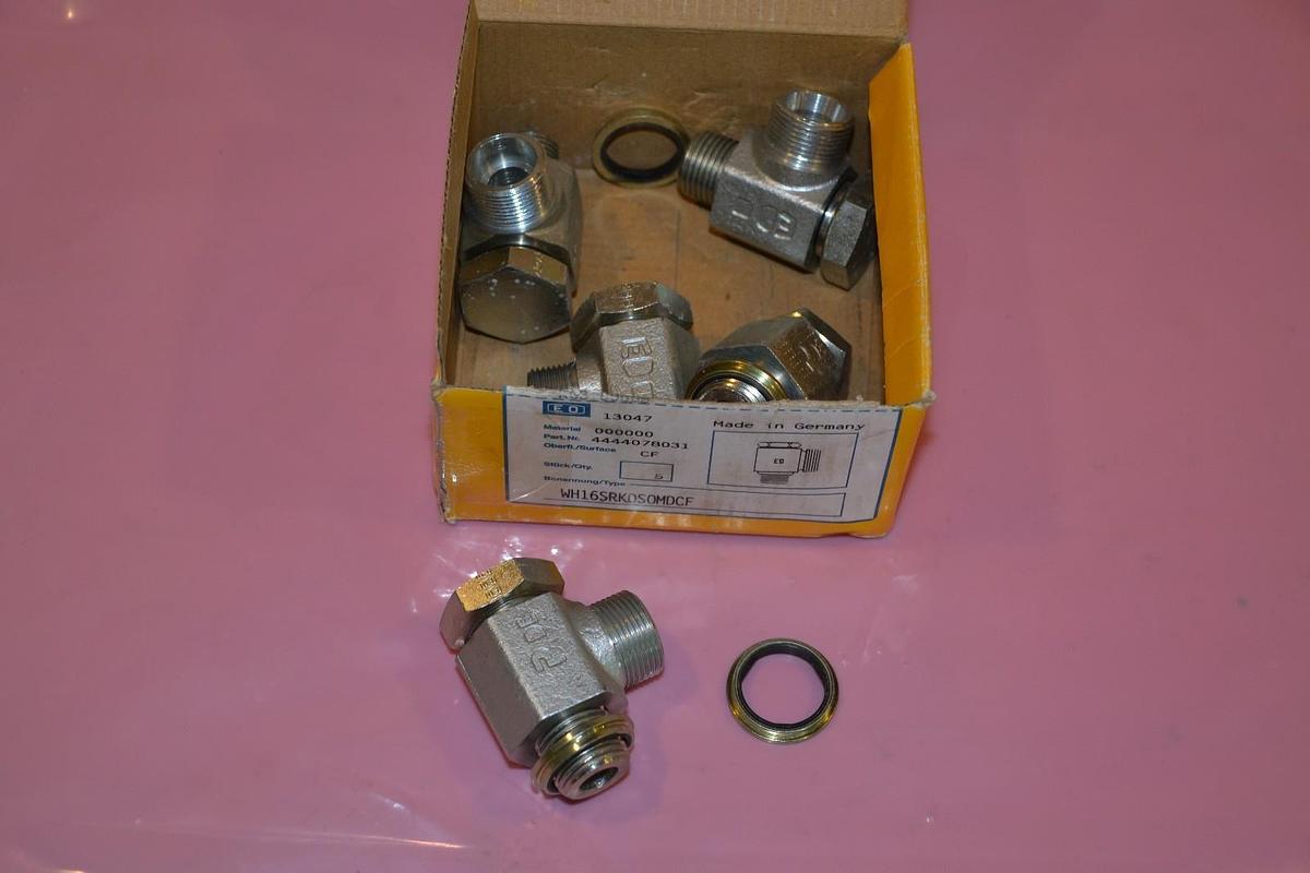 ERMETO ORIGINAL EO HYDRAULIC O-RING FITTINGS WH16SRKDSOMDCF 4444078031 (5) NEW