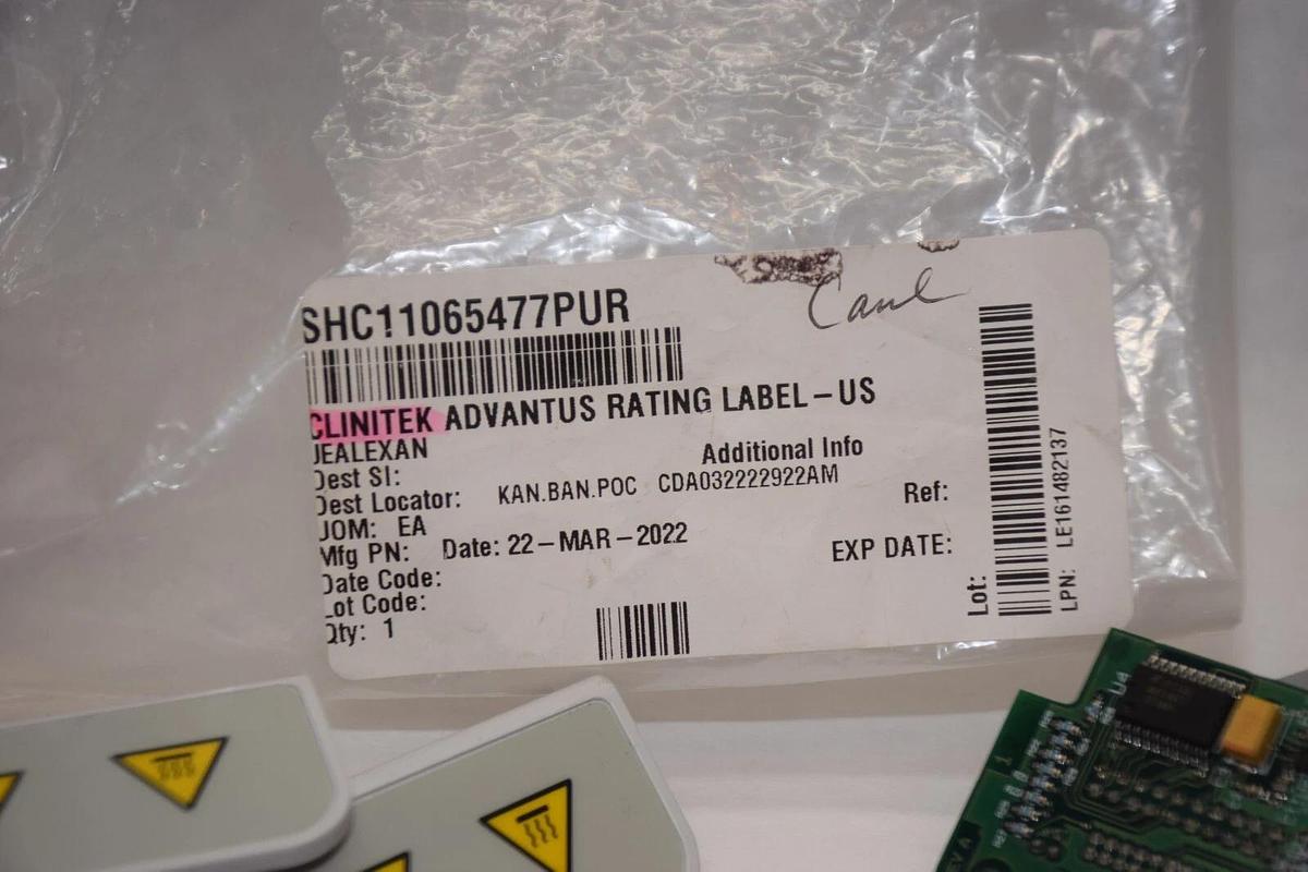 Used CLINITEK 99400932 Rev C , 50033716 Rev A , SHC11065477PUR Board