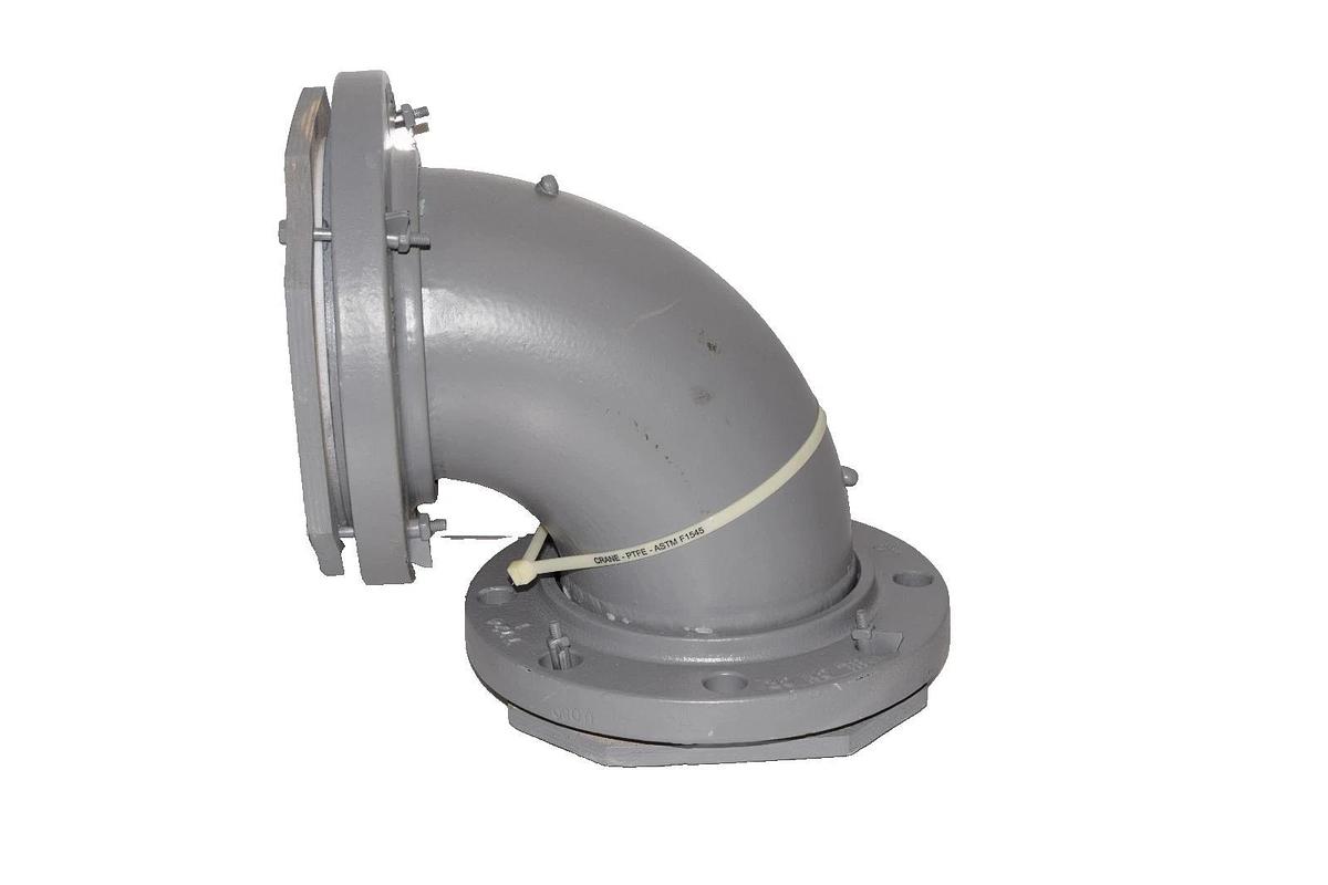 Crane 6" Flanged Fitting PTFE ASTM F1545 , A395-150 (New)