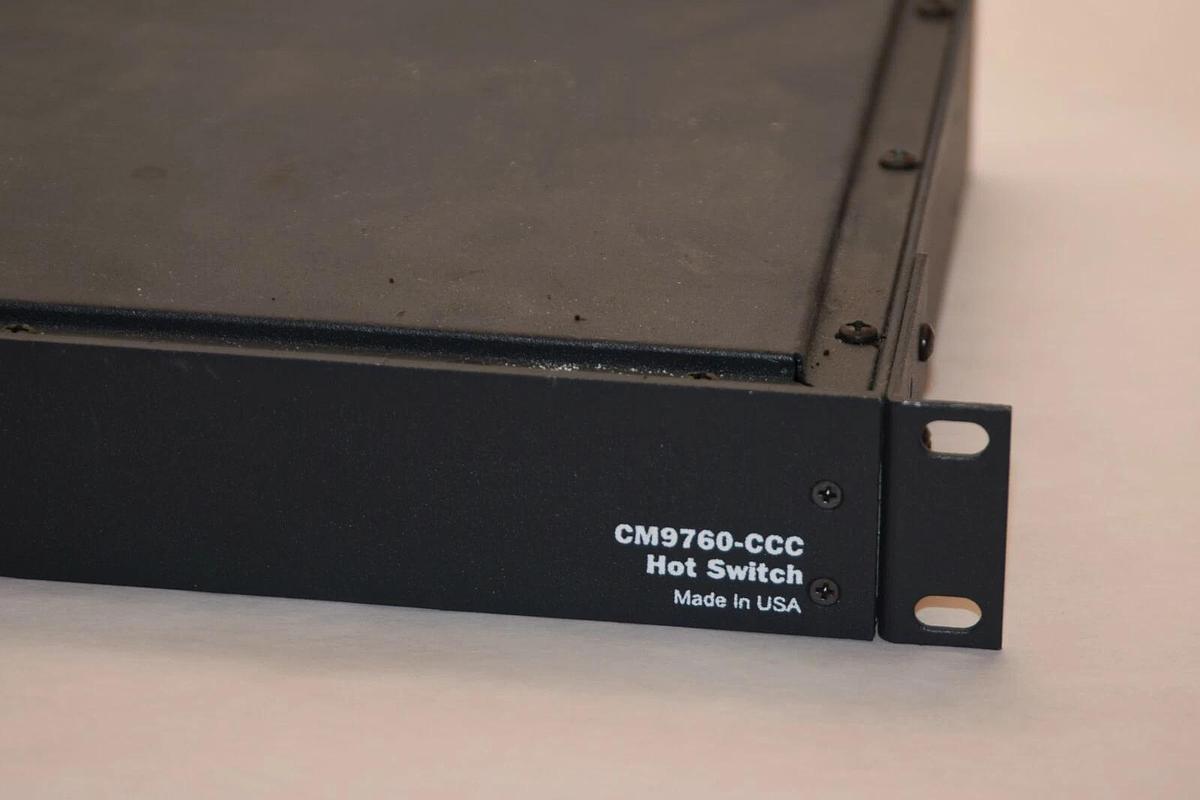Used PELCO CM9760-CCC System 9760 120-240Vac 50/60Hz Hot Switch