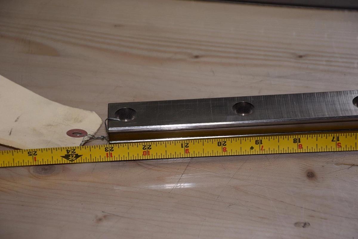 Used INA TKVD35-G4-0584-12/12-ARM 35mm 23" PLATED LINEAR GUIDE RAIL