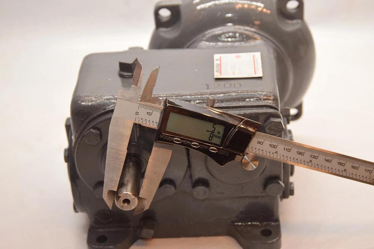 (NEW) MORSE 13GCDB R-L 1200:1 .02HP 1750rpm Gearbox Speed Reducer