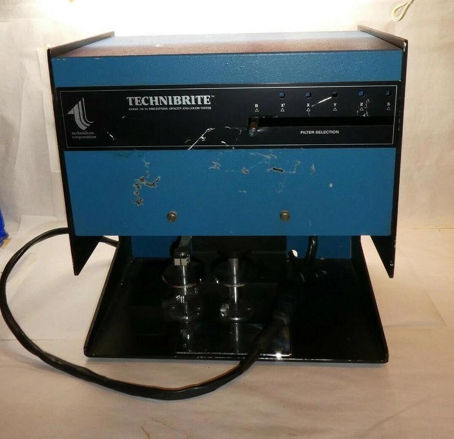 Used Technidyne Technibrite Micro TB-1C Printer Ink Brightness opacity Color Tester