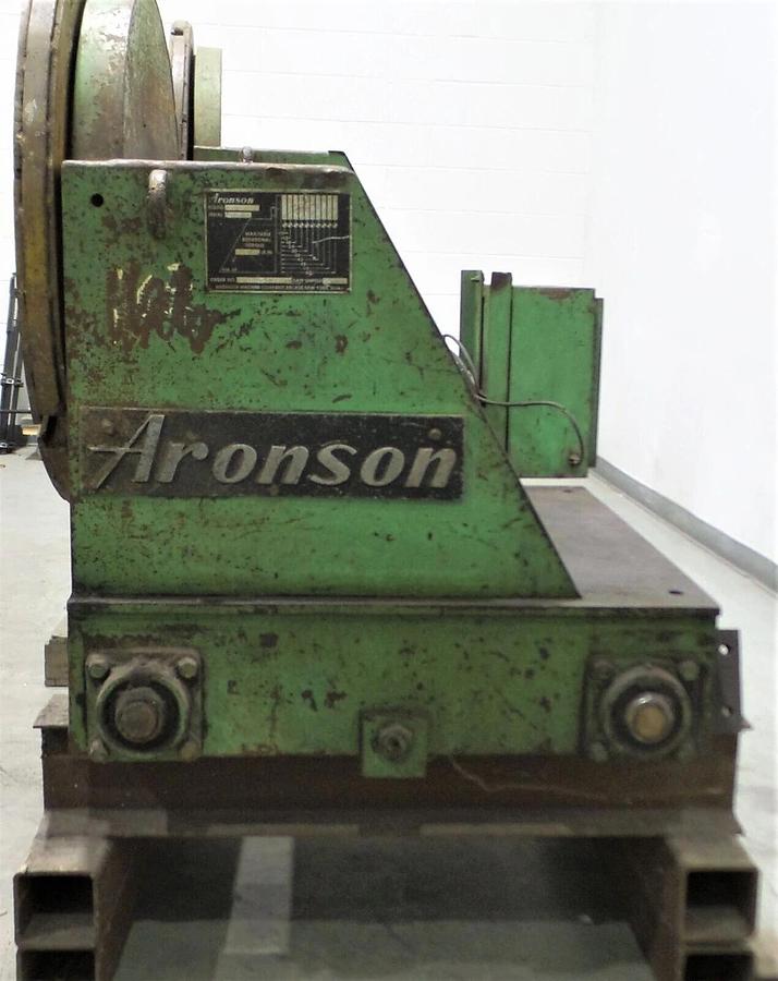 Used Aronson Headstock / Tailstock Positioner HS2 with Rotational Torque 30" head