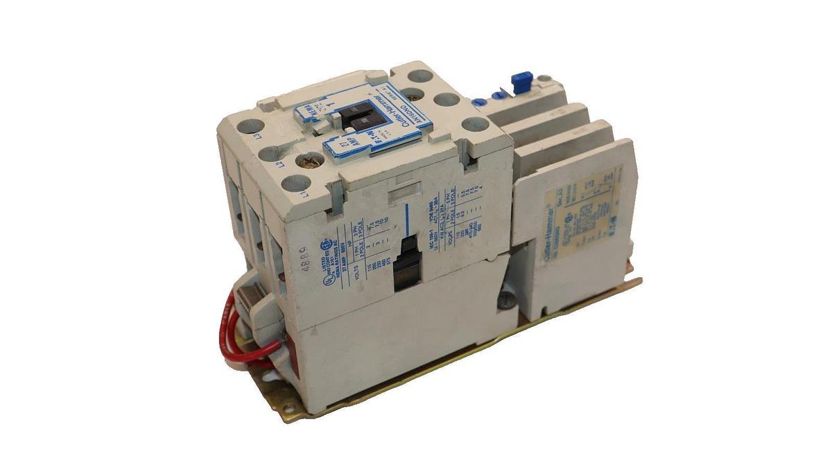Cutler-Hammer Eaton Starter AN16DN0 Size Sz 1 600V 27A 27 Amp 120v coil 3P