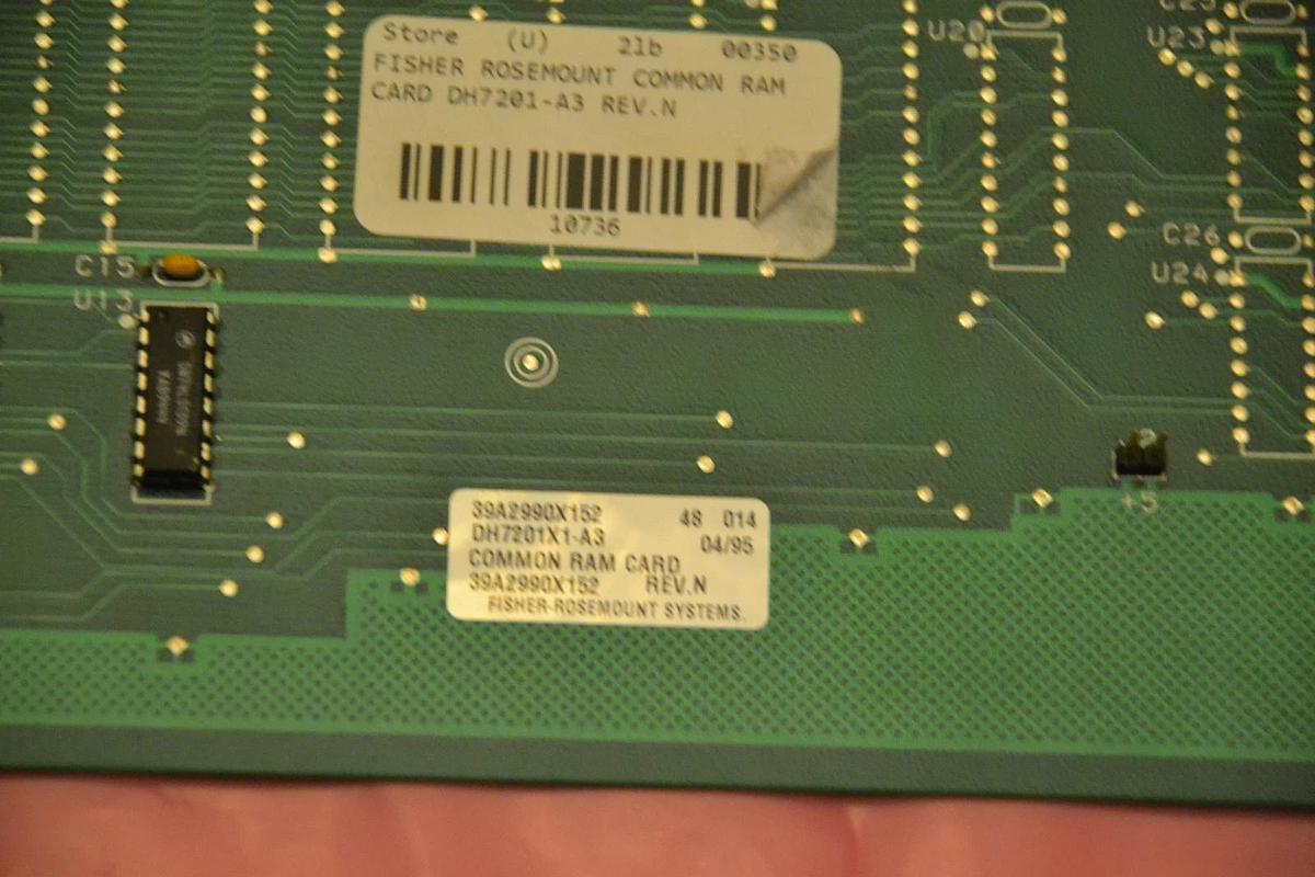 Used FISHER ROSEMOUNT DH7201X1-A3RAM 39A2990X152  DH7201X1A3 NEW