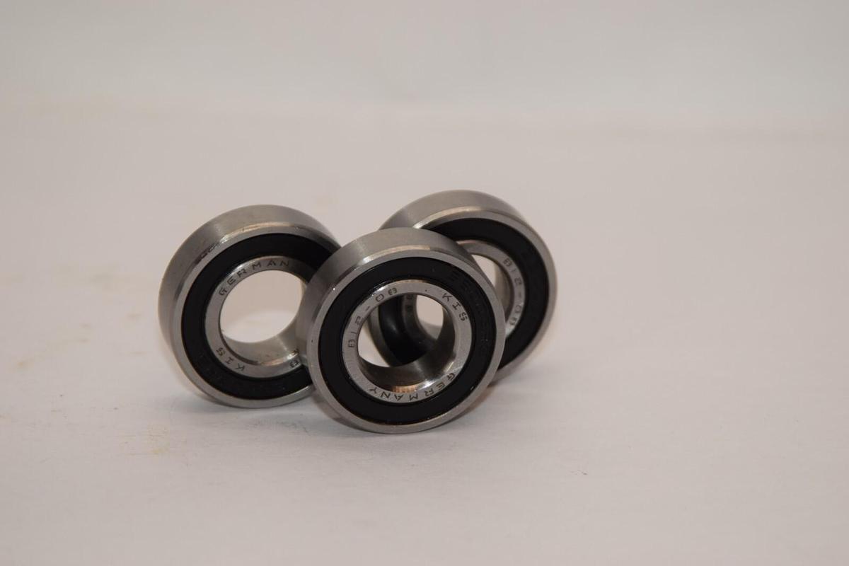 (NEW - Lot of 3) KIS B12-08 S6003RS Rubber Sealed Bearing