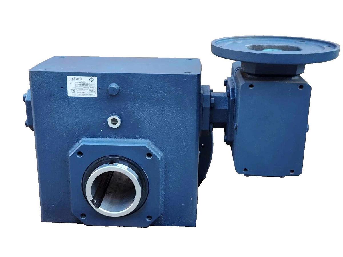 Stock GearBox  AC26590-1  1.951HP 600:1 Ratio, large heavy duty gear box (New)
