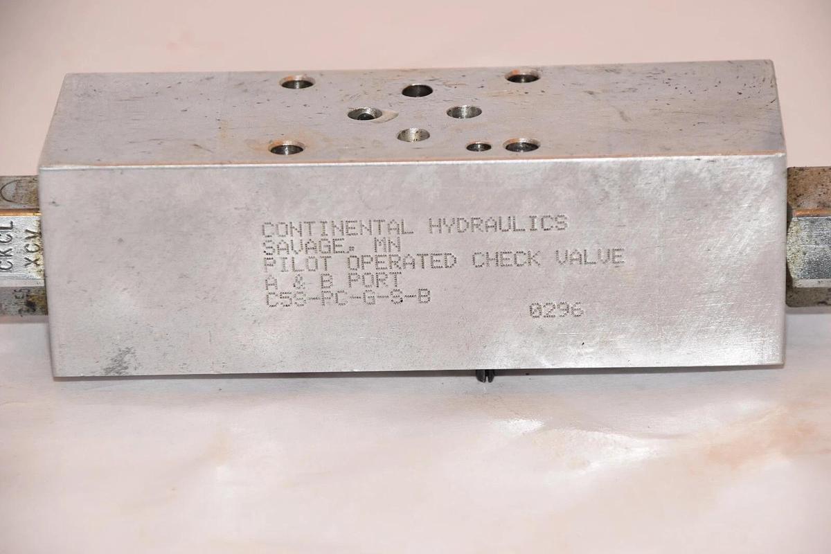 Used CONTINENTAL HYDRAULICS C5S-PC-G-S-B Pilot Operated Check Valve