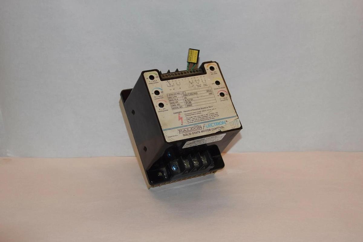 Used BALDOR / LECTRON G71 208/230/460 60Hz 16A SOLID STATE MOTOR CONTROL