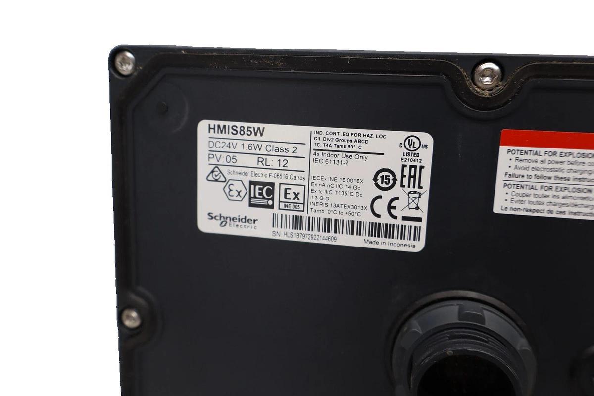 SCHNEIDER ELECTRIC HMIS85W With HMIS5T Touchscreen Display *Takeout - Read*