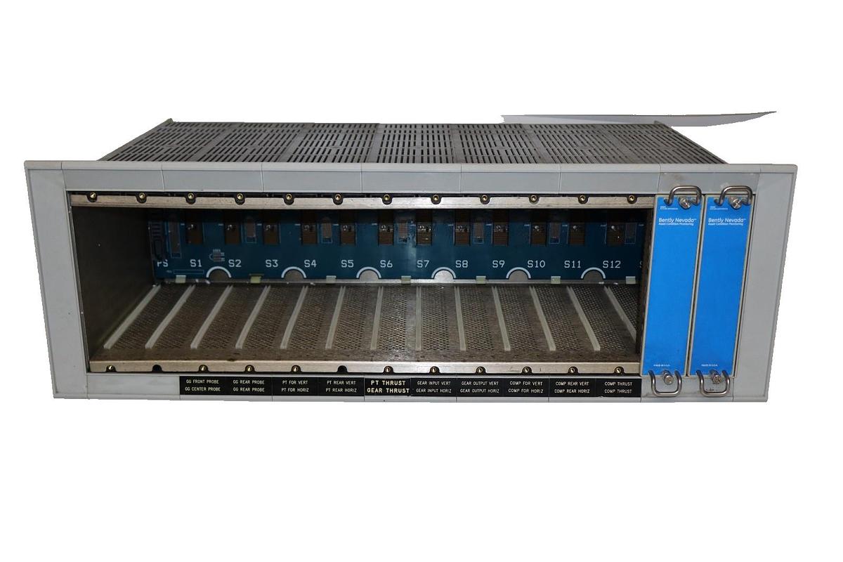 Used Bently Nevada 3300/05 , 3300 Series 13-Slot Chassis