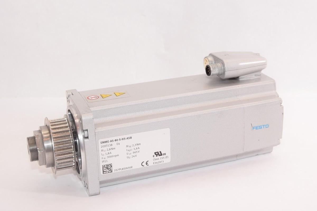 Used FESTO EMME-AS-80-S-HS-ASB 30000rpm Servo Motor
