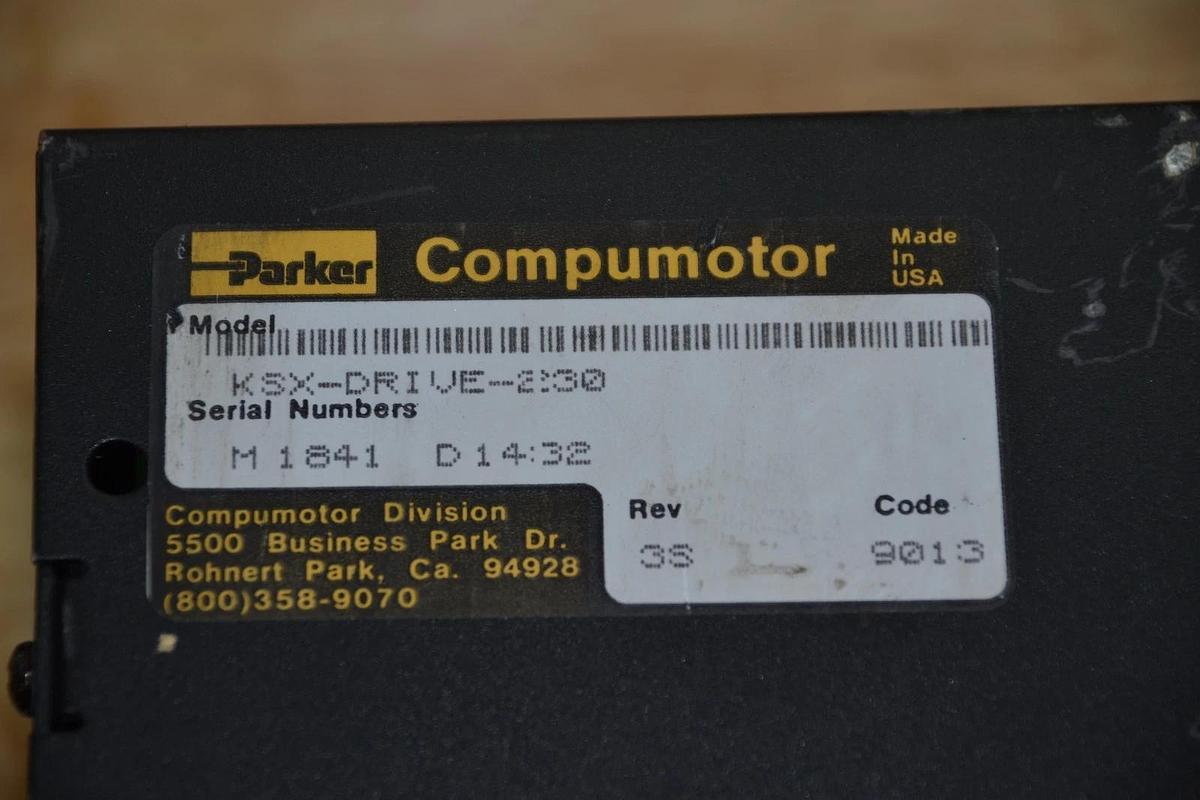 Parker Compumotor Brushless Servo Drive KS Series KSX-DRIVE-230 Rev: 3S NEW