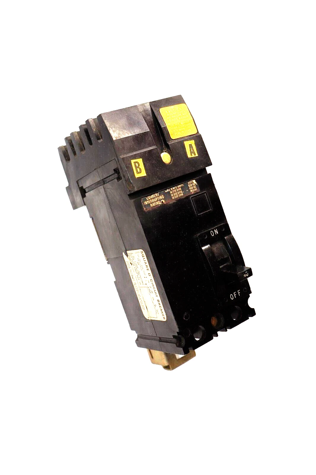 Used SQUARE D FA26040 40A 40 Amp 600Vac 600v 3P I-Line Circuit Breaker