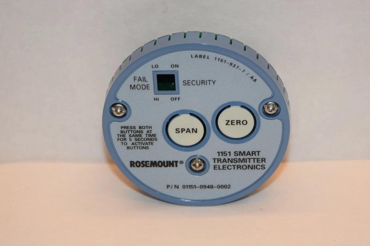Used ROSEMOUNT 01151-0948-0002 1151 Smart Transmitter Electronics Control Board