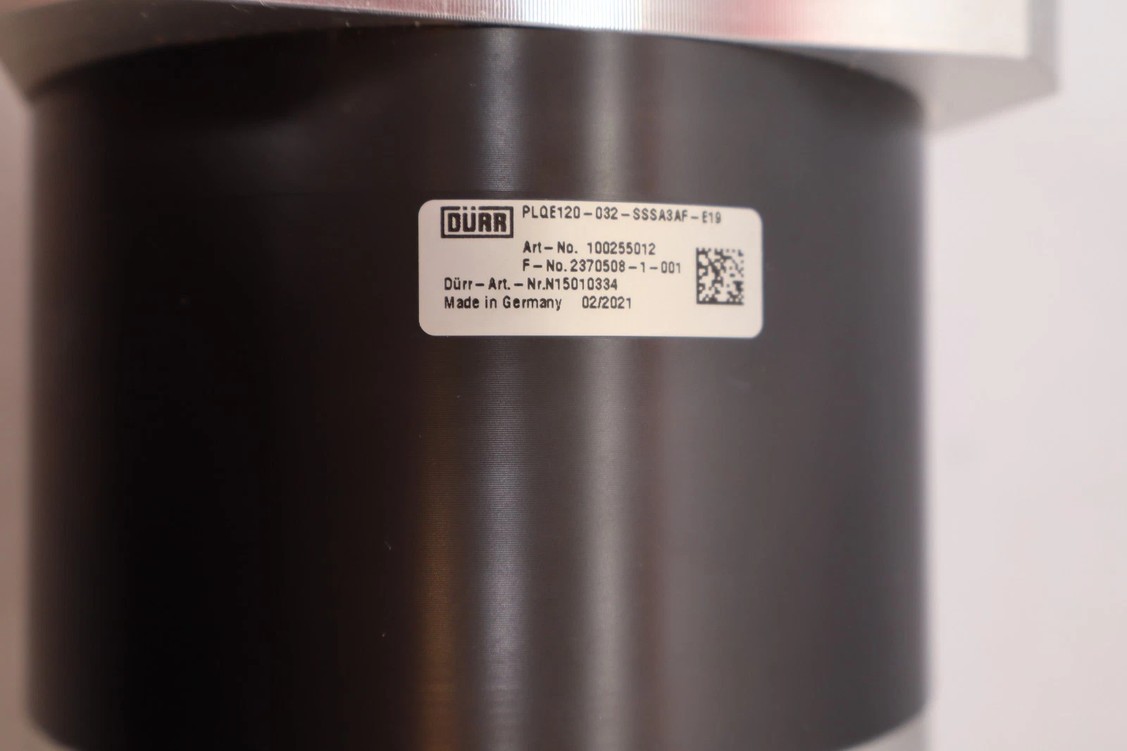 Durr Planetary Gearbox PLQE120-032-SSSA3AF-E19 (New, takeout)