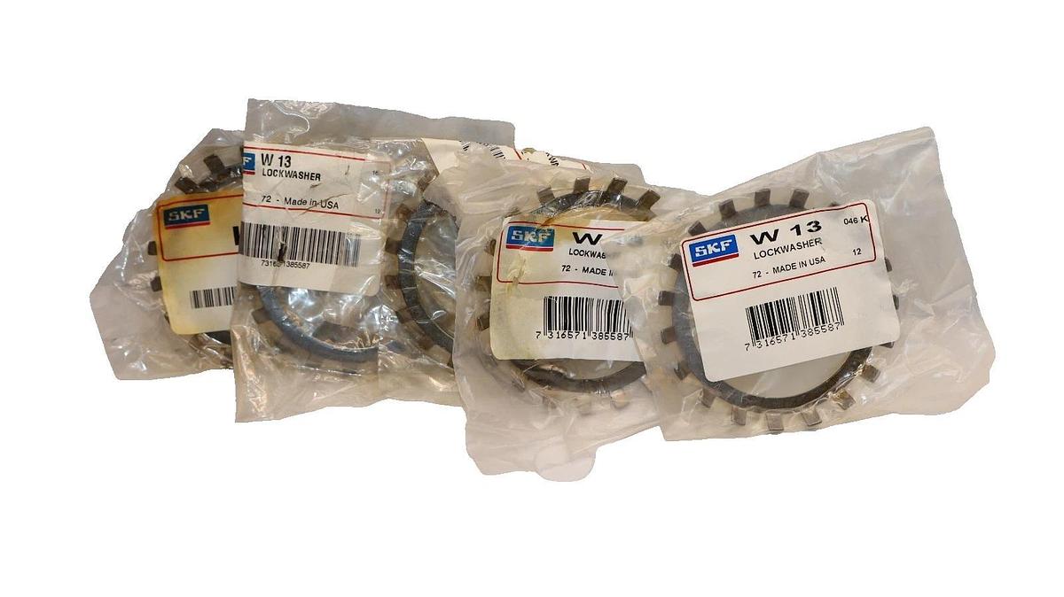 SKF W 13 W13 Lockwasher Steel 65mm Bore 0.0630" Thick External-Tooth (New -5)