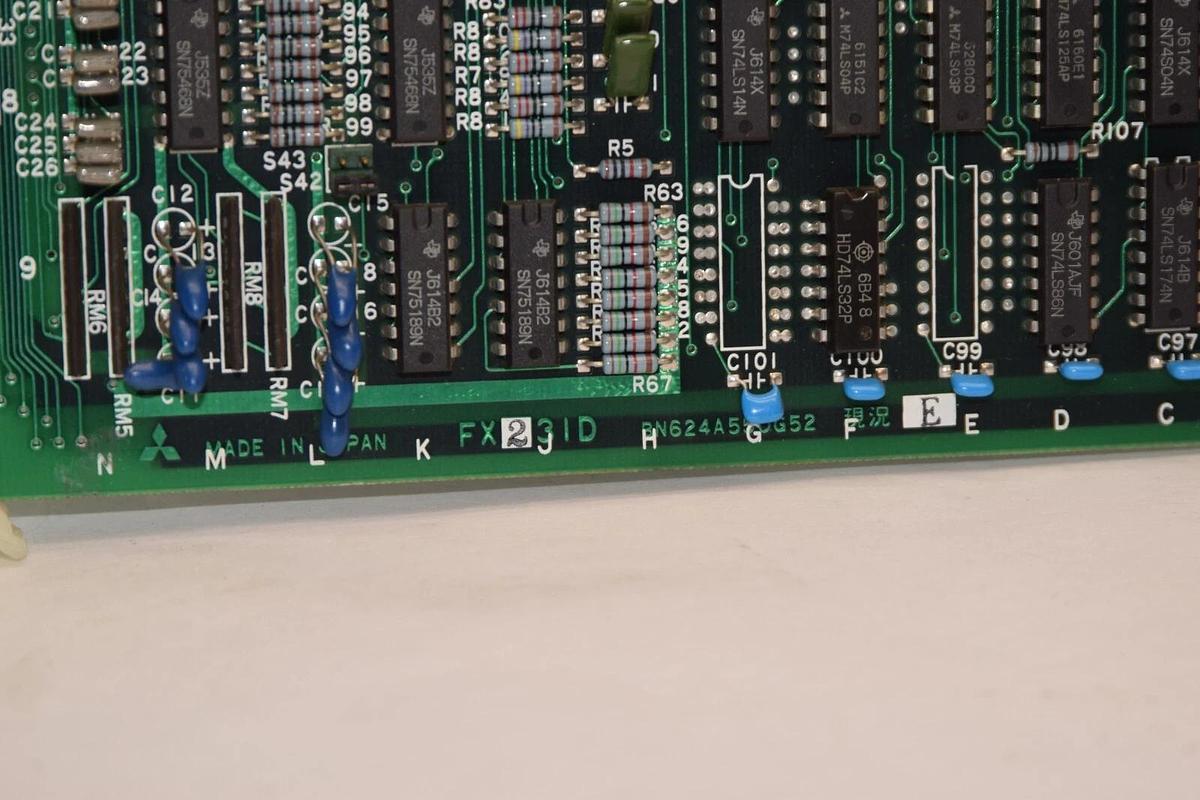 Used MITSUBISHI FX231D BN624A550G52 Rev E Circuit Board