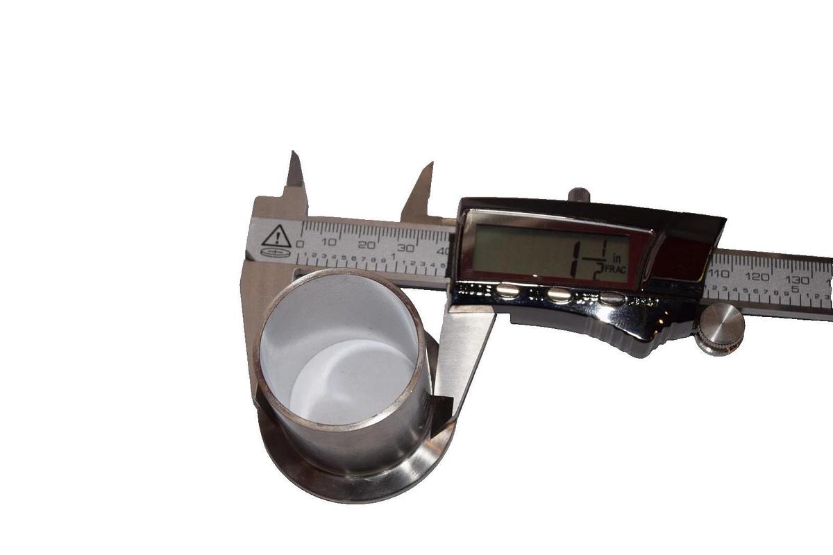 SS 63-03 5005202 316L 1-1/2" Stainless Furrule Weld-on Fitting Sanitary (New)