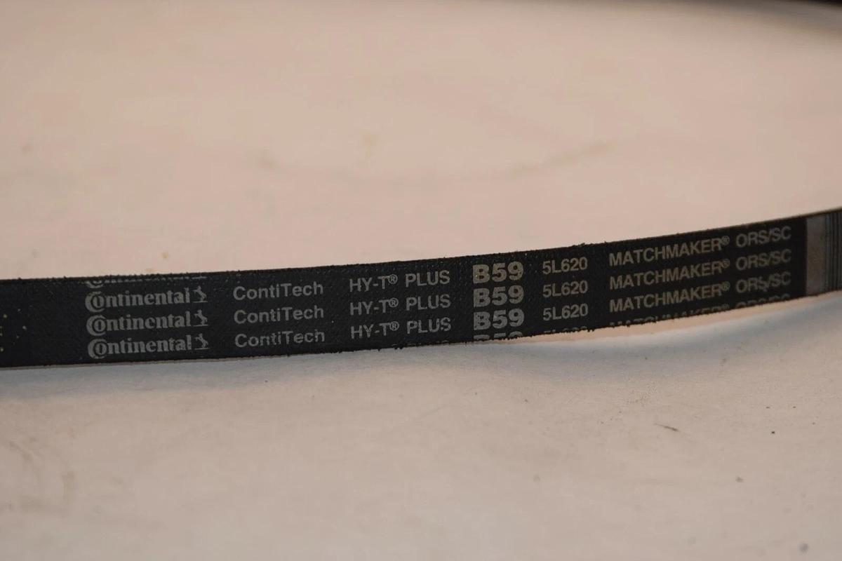 (NEW) CONTINENTAL B59 5L620 ContiTech Hy-T Plus Matchmaker ORS/SC V-Belt