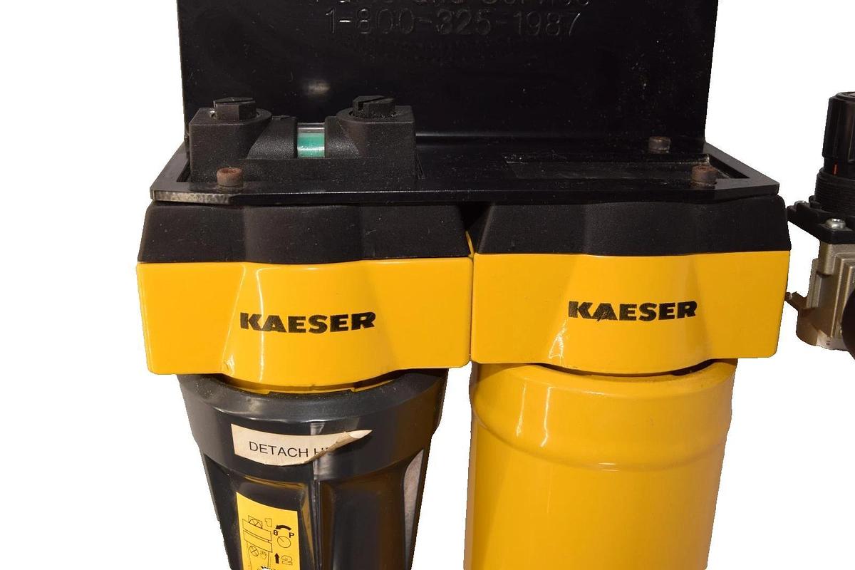 Used Kaeser Compressed Air Membrane Dryer Assm w/ Cartridges KMM2-3F, KOR35 3/8" NPT