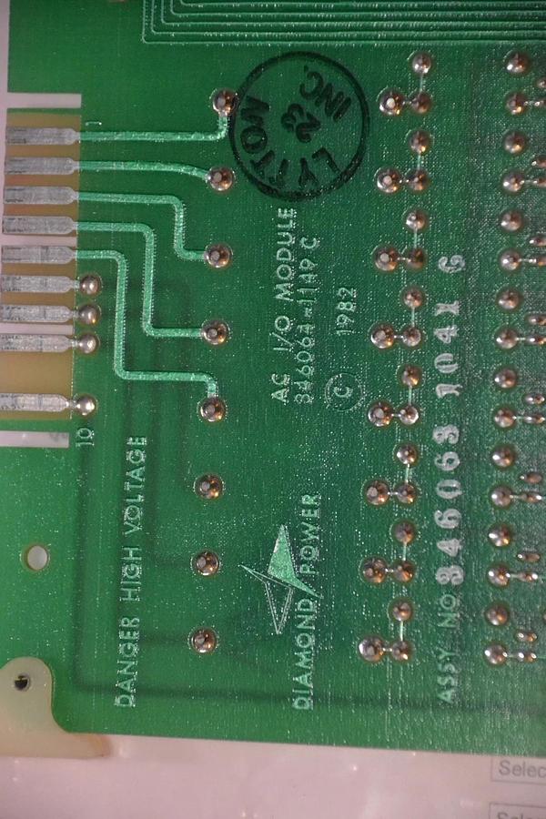 Used DIAMOND POWER I/O BOARD 346064-1149   3460631041 346064