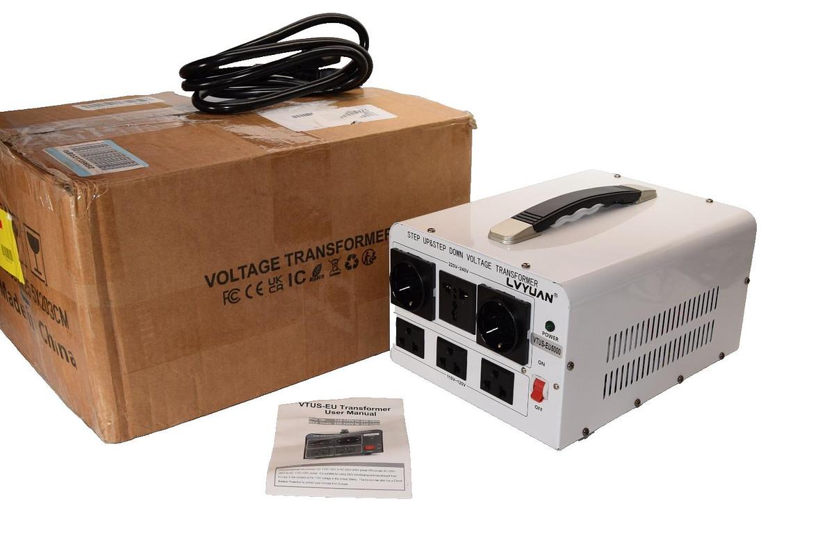 Lvyuan VTUS-EU5000 , VTUSEU5000 110-120V Step up & Down Voltage Transformer -New