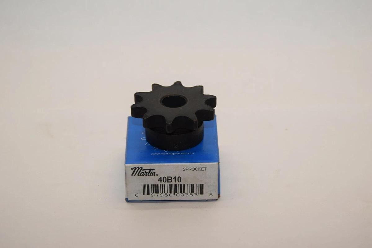 (NEW) MARTIN 40B10 10 Teeth 1/2" Bore Sprocket