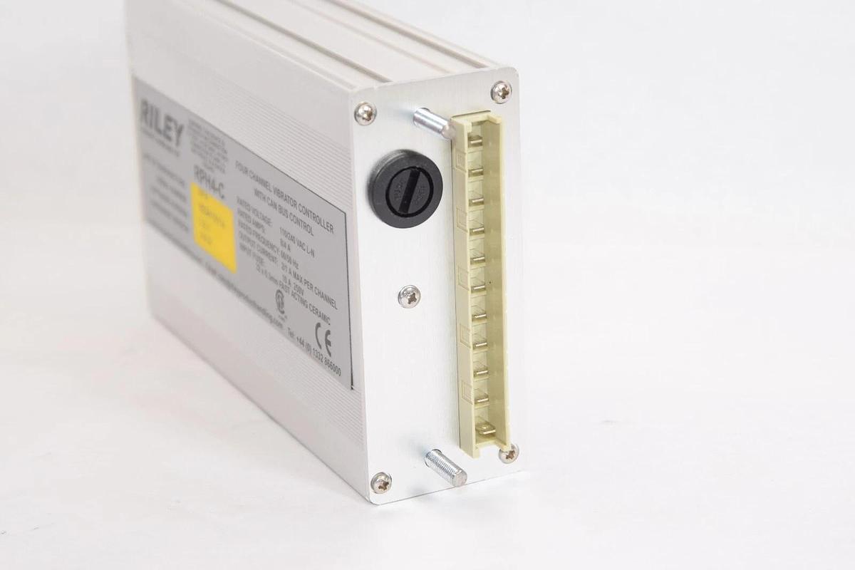 Used RILEY RPH4-C 110/240Vac 4 Channel Vibrator Controller With CAN BUS Control