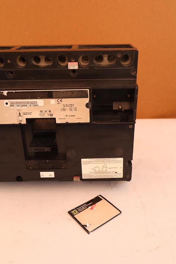 Used Square D Circuit Breaker 800 Amp NAL36800 800A Frame 3Pole
