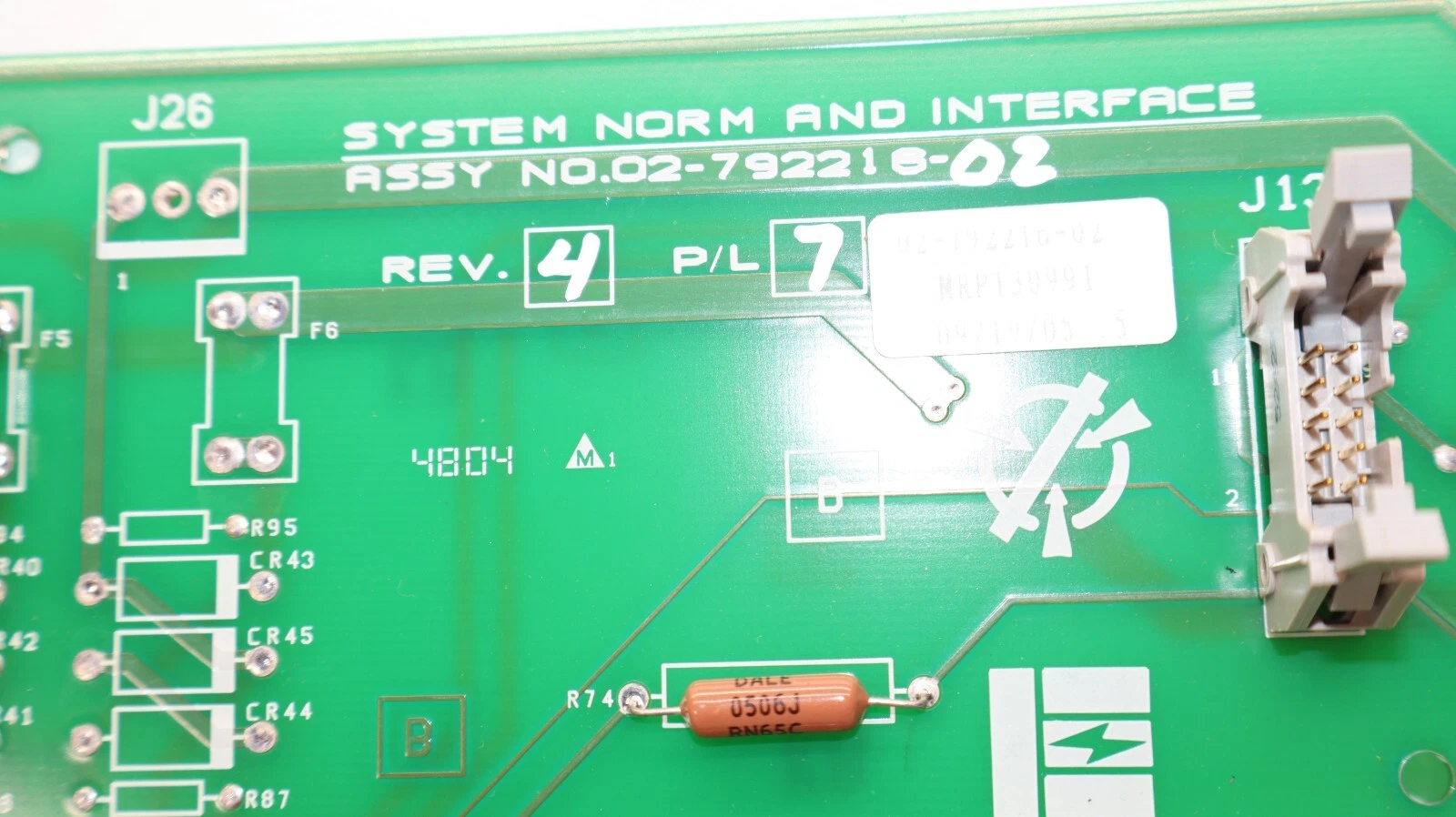 Used EMERSON / LIEBERT 02-792216-02 ,0279221602 System Norm and Interface Board