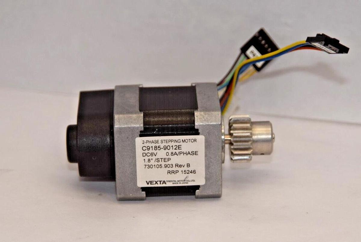 Used VEXTA Oriental C9185-9012E 2 Phase 6V 0.8A Stepping Motor Encoder E5200188NESEDB