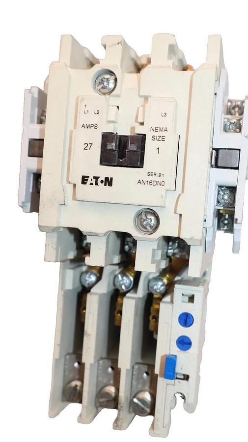 Eaton Starter AN16DN0 Size Sz 1 600V 27A 27 Amp Coil:120v USA