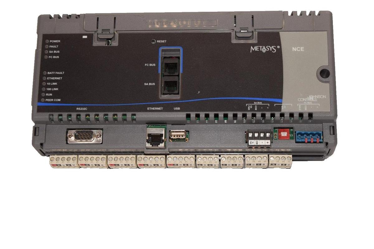 Used Johnson Controls Metasys Controller MS-NCE2560-0 MSNCE25600 Rev E Ver. 4.0