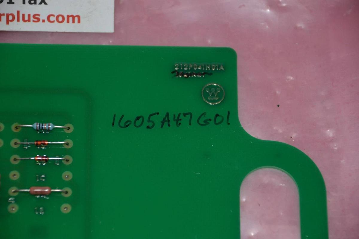 Used WESTINGHOUSE CIRCUIT BOARD CARD INV/1 INV 1 INV1 212P041H01A